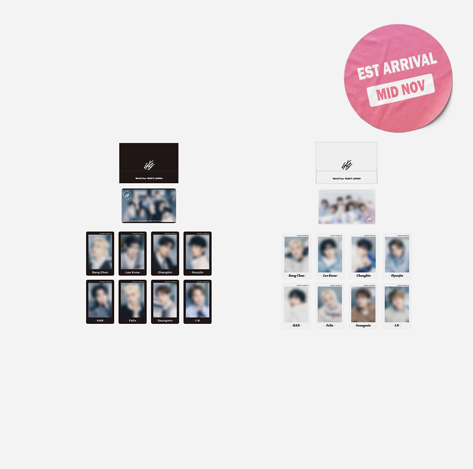 [PRE-ORDER] STRAY KIDS - World Tour ‘RUN IT JAPAN’ MD (Photocard Set)