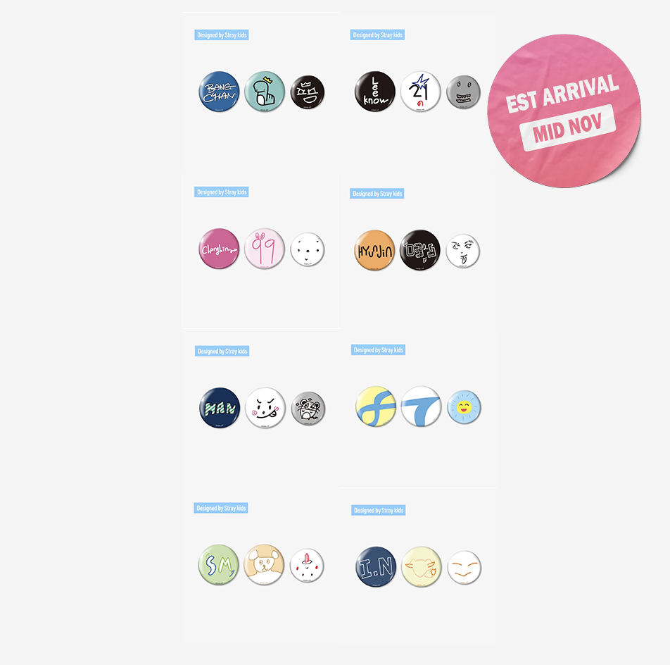 [PRE-ORDER] STRAY KIDS - World Tour ‘RUN IT JAPAN’ MD (Badge Set)
