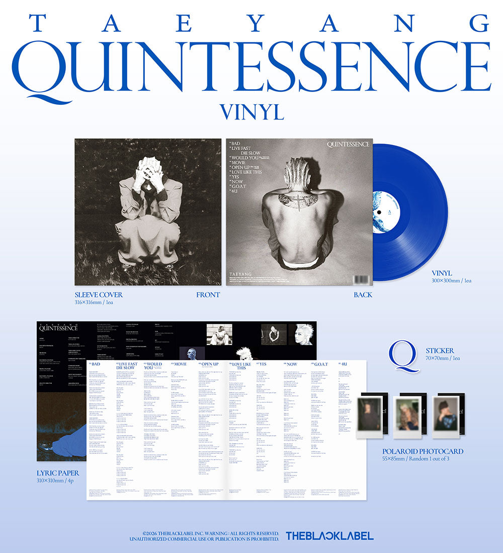 [PRE-ORDER] TAEYANG 'QUINTESSENCE' (VINYL)