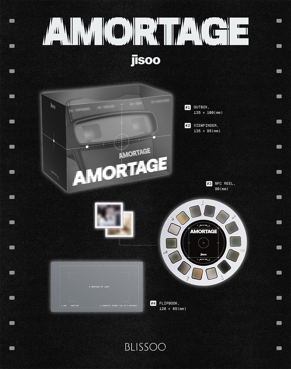 [SALE] JISOO - Mini Album AMORTAGE