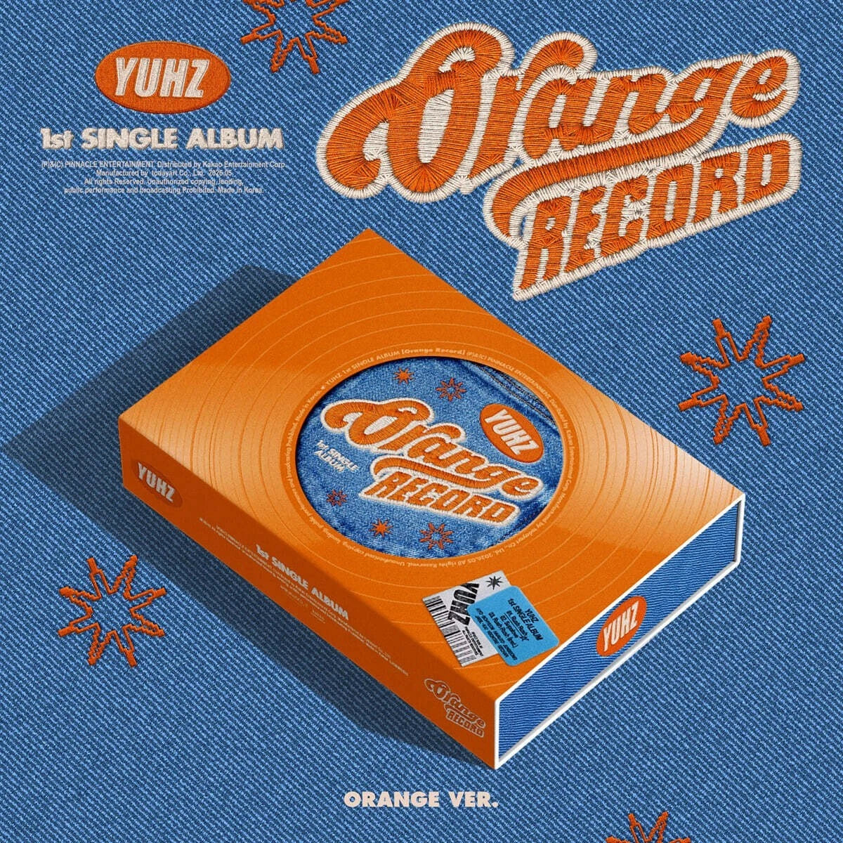 YUHZ - 1st Single Album 'Orange Record' (Orange Version)