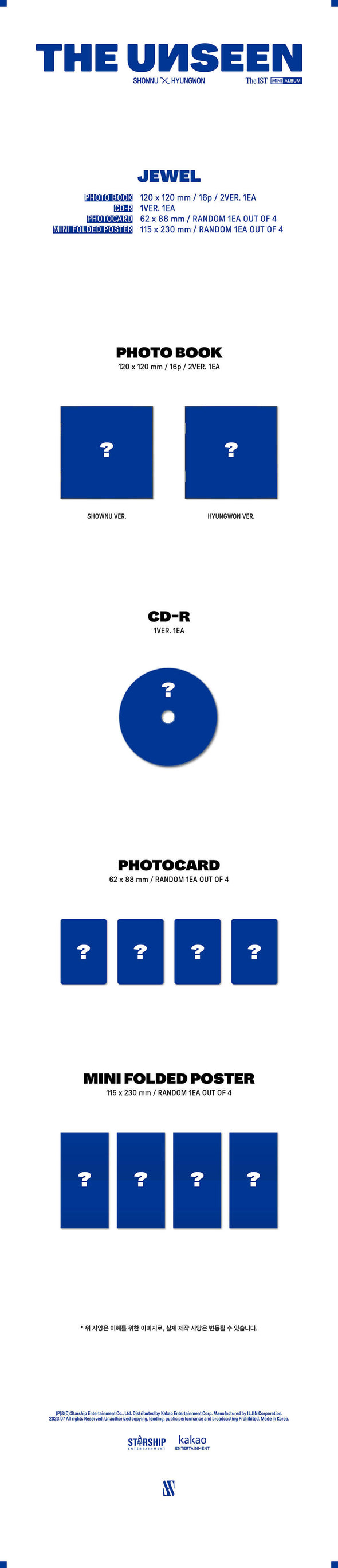 SHOWNU x HYUNGWON (MONSTA X) - 1st Mini Album (Digipack)