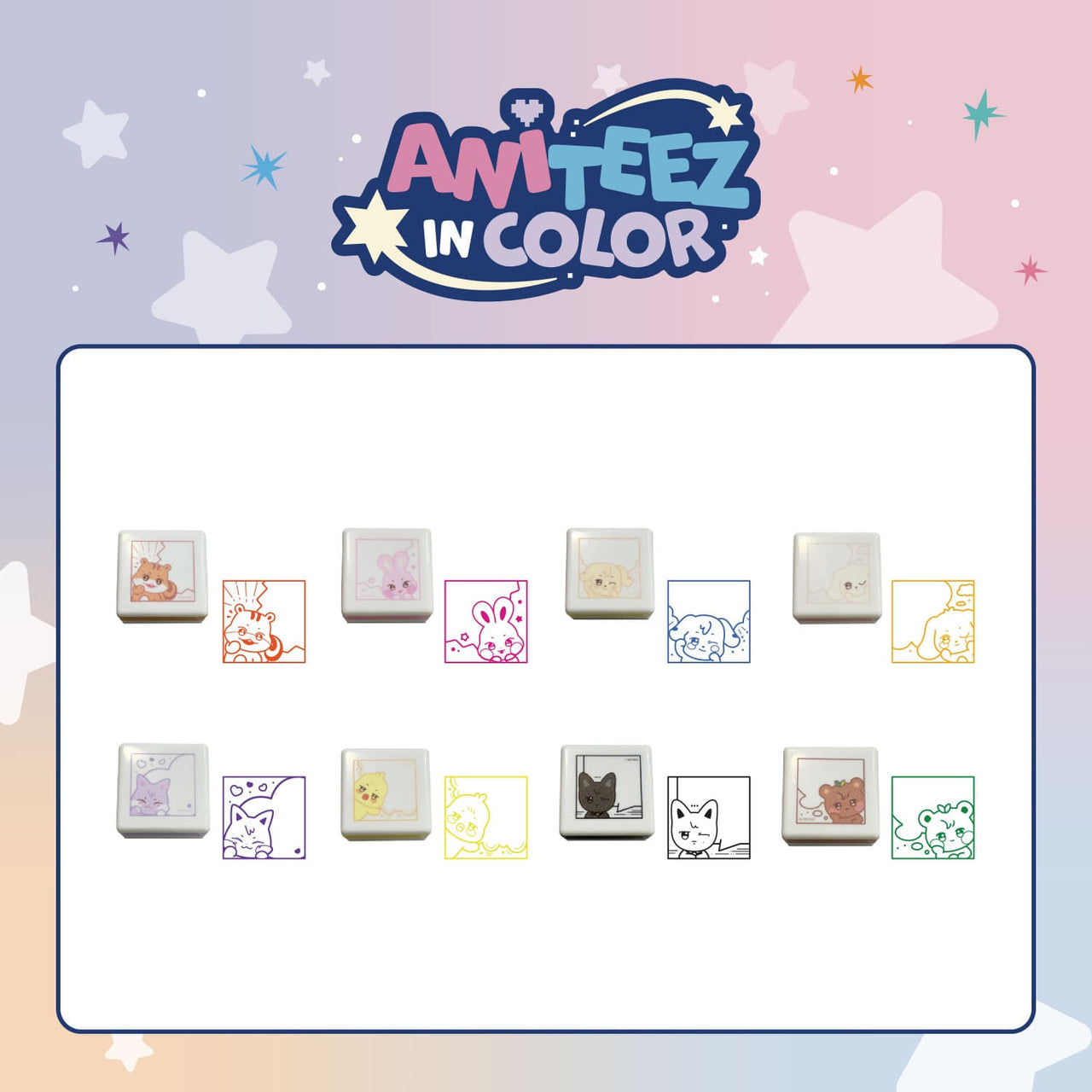 [PRE-ORDER] ATEEZ - ANITEEZ in Color (Speech Bubble Stamp)