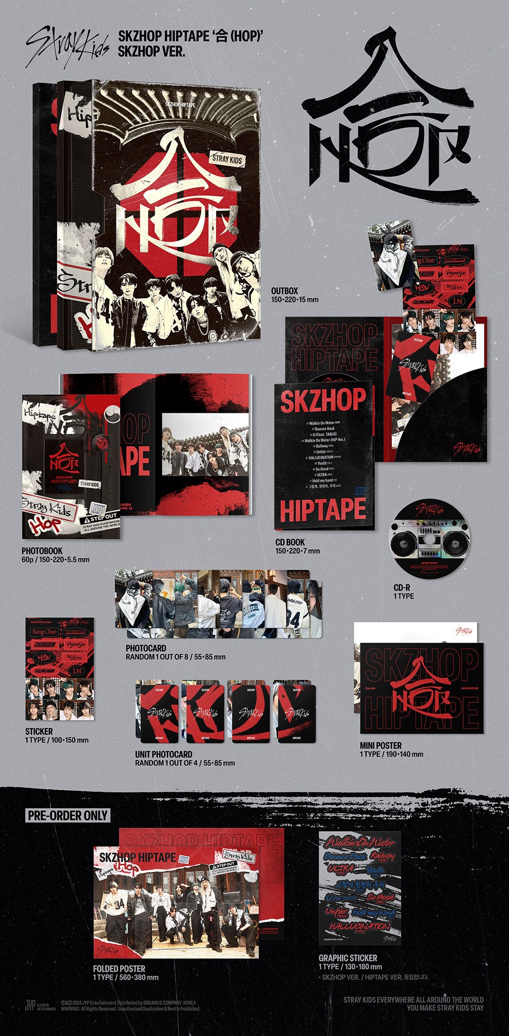 STRAY KIDS - HOP Album (SKZHOP Version)