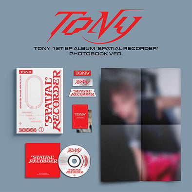 TONY - 1st EP [SPATIAL RECORDER] (Photobook)