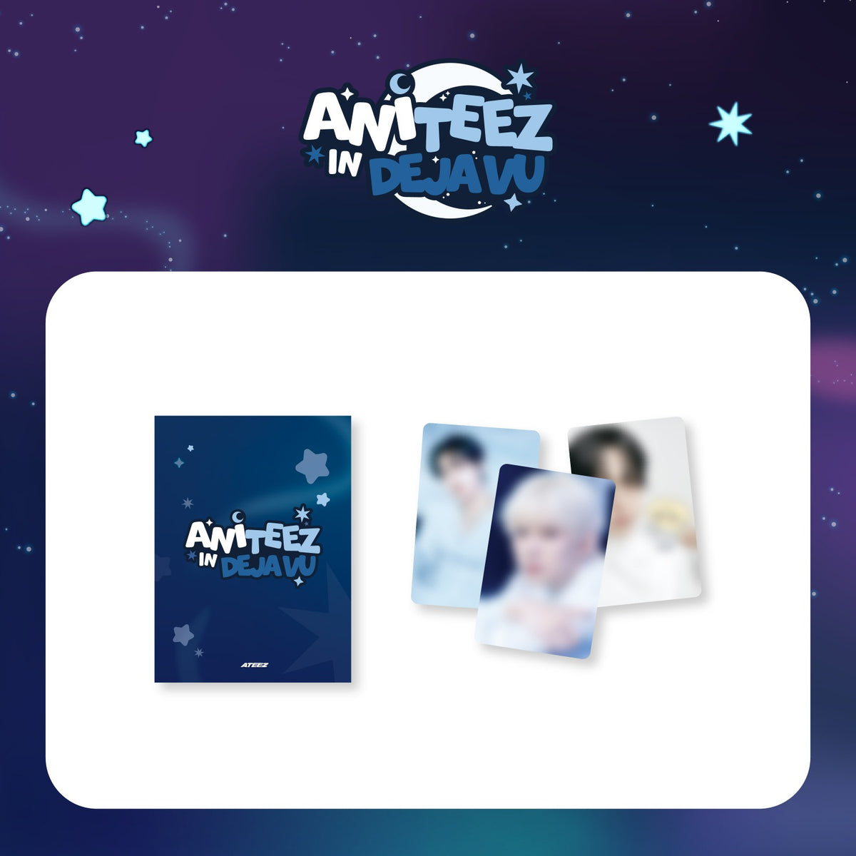 [PRE-ORDER] ATEEZ - ANITEEZ IN DEJA VU (Random Trading Card)