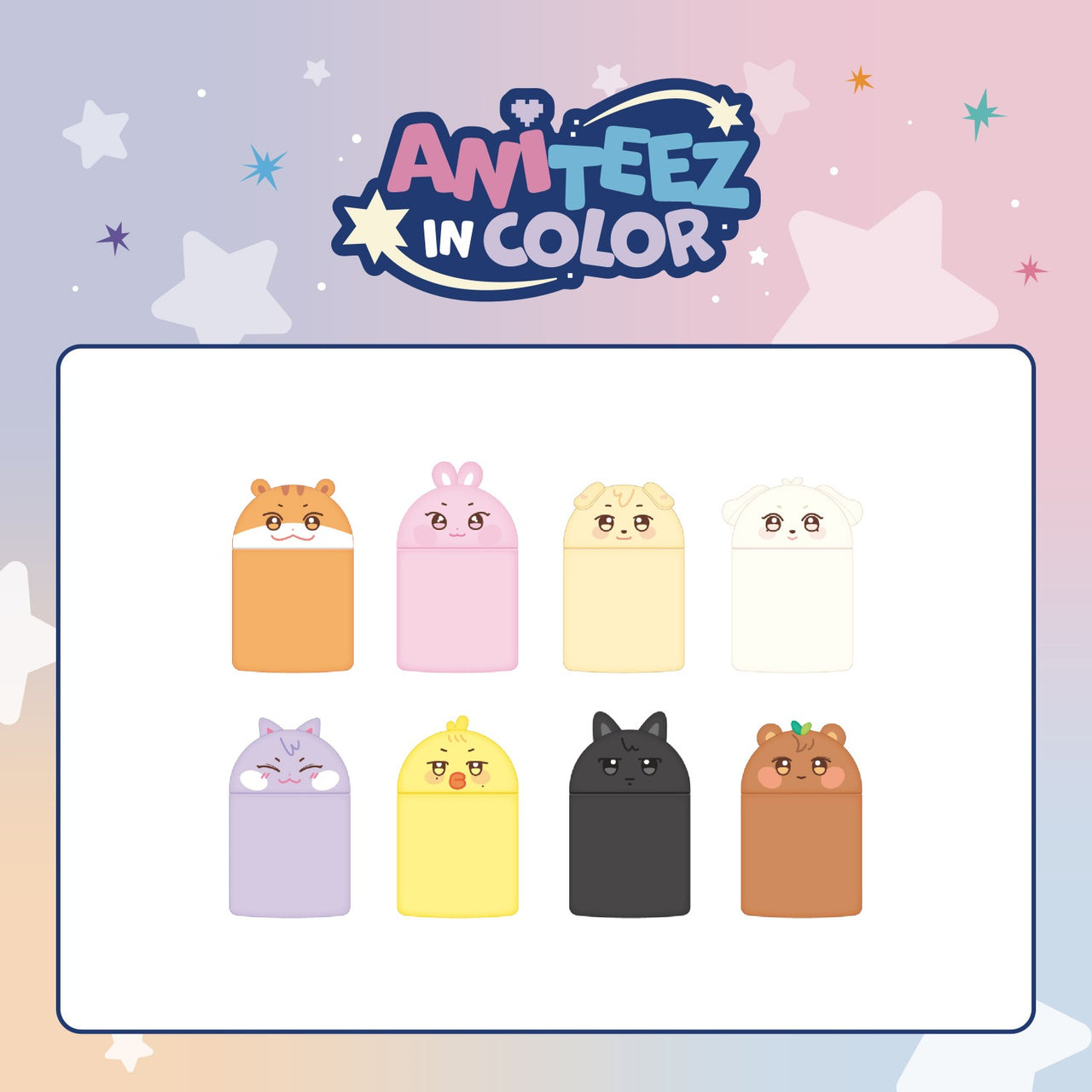 [PRE-ORDER] ATEEZ - ANITEEZ in Colour (Mini Desk Trash Bin)