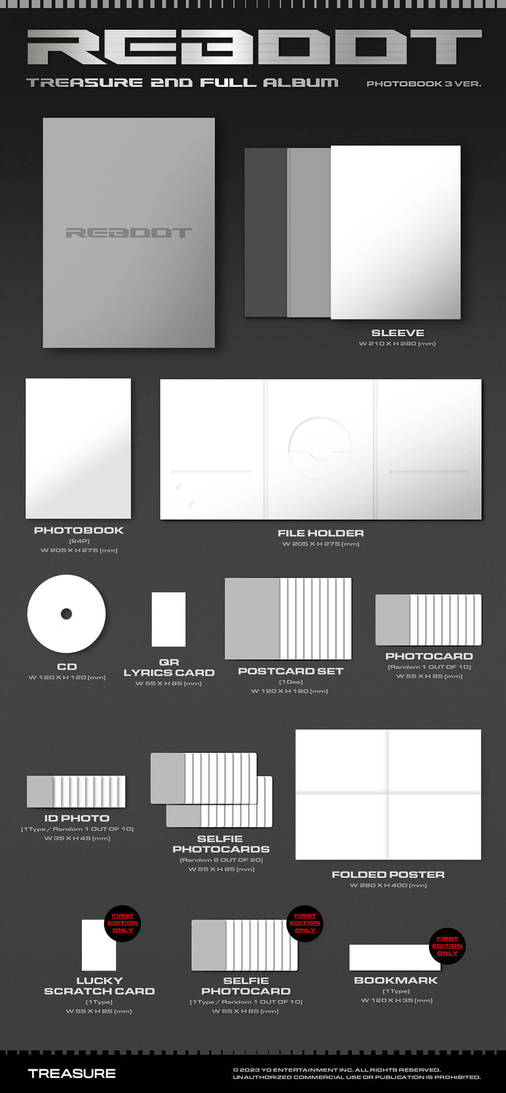 K-POP・アジア treasure reboot 2nd full album Ver.1 TREASURE - (PHOTO BOOK Ver.) TREASURE [REBOOT] 2nd Full