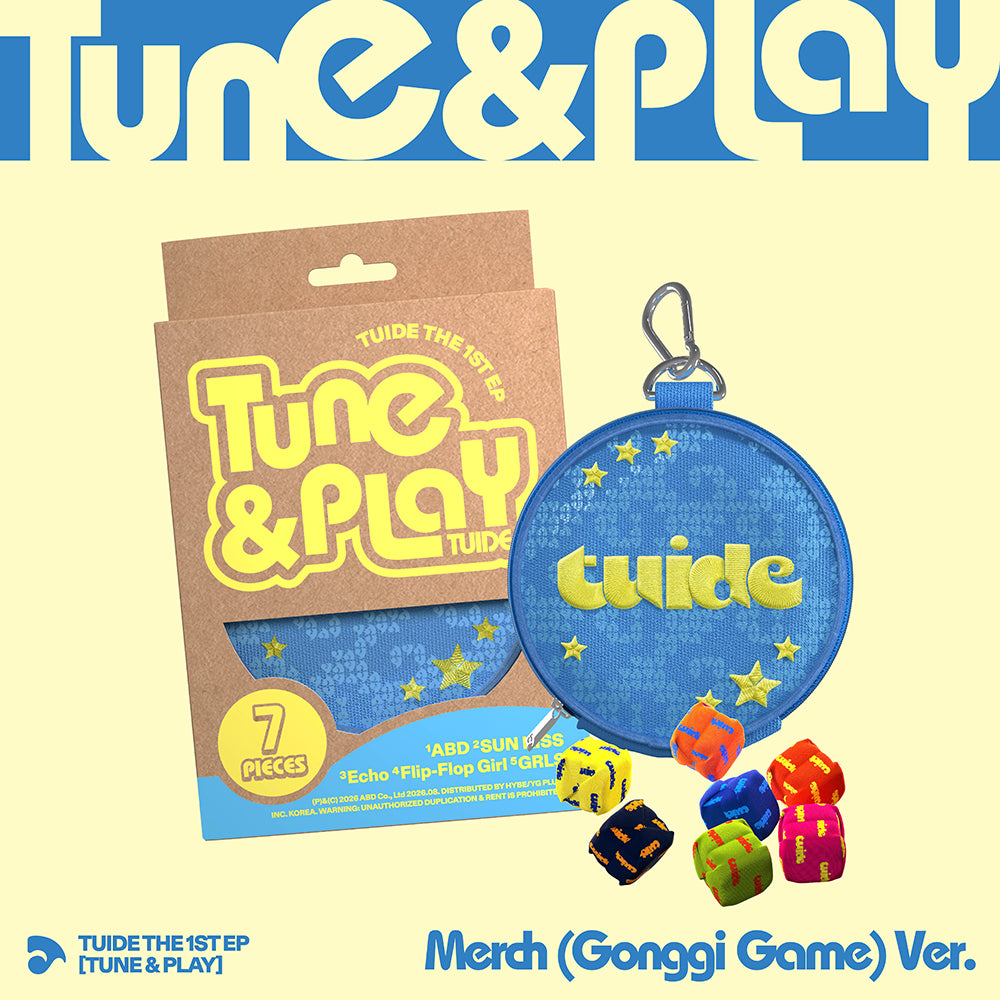 TUIDE - The 1st EP 'TUNE & PLAY' (MERCH / Gonggi Game ver.)