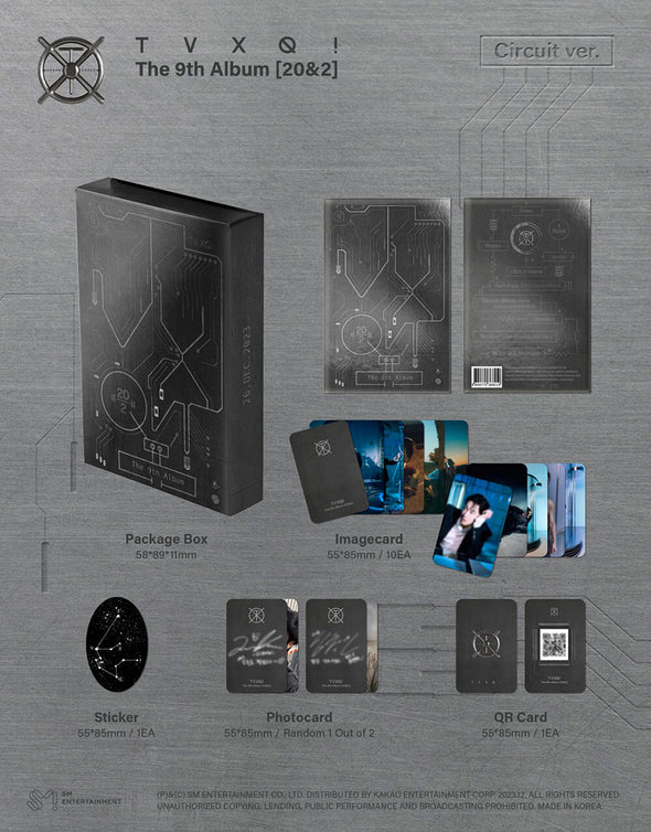 TVXQ - 9th Full Album (Circuit Smart Album)