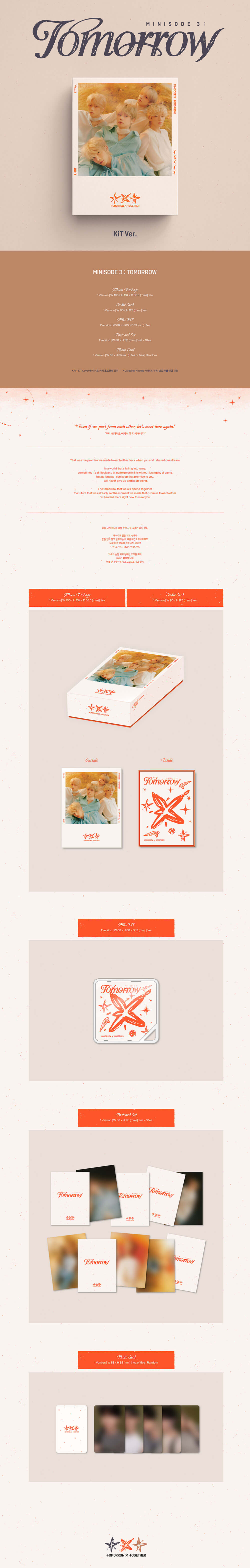 TXT - 6th Mini Album minisode 3: TOMORROW (KIT)