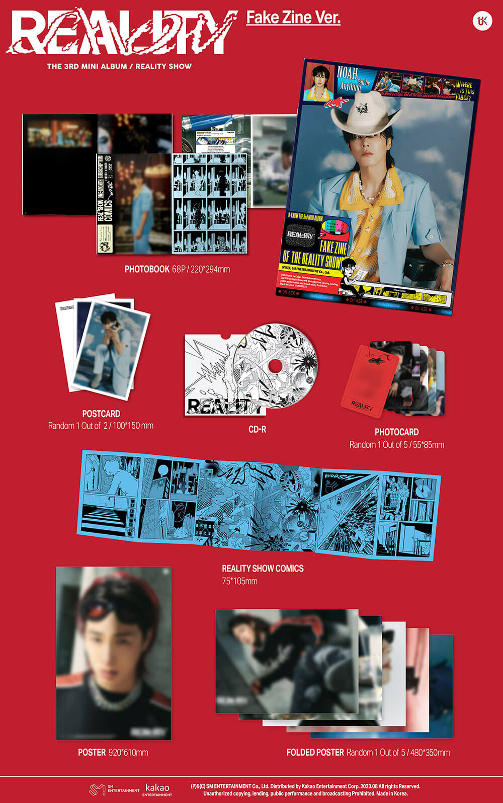 U-KNOW - 3rd Mini Album Reality Show (Zine)