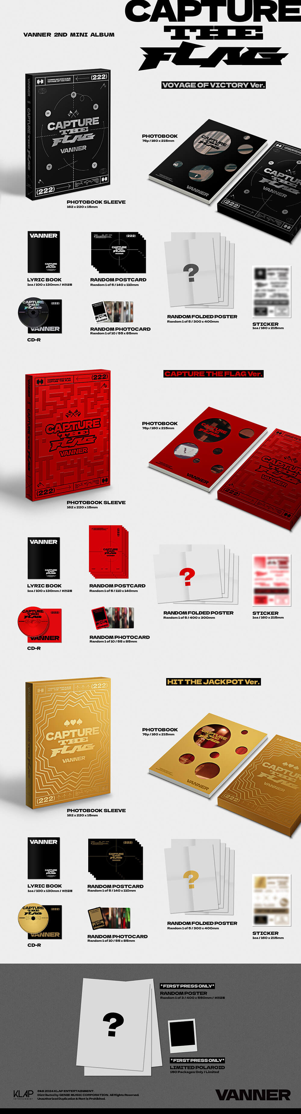 VANNER - 2nd Mini Album Capture The Flag