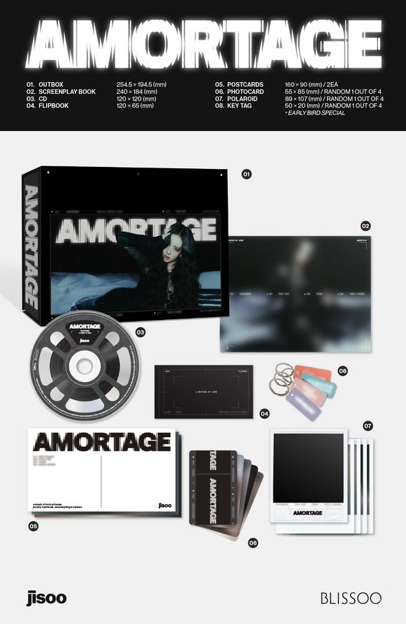 JISOO - Mini Album AMORTAGE (EXCLUSIVE EDITION)