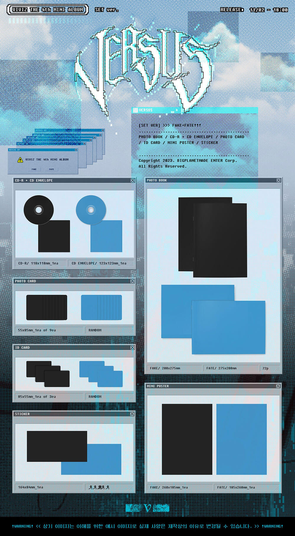 VIVIZ- The 4th Mini Album ‘VERSUS’ (Photobook)