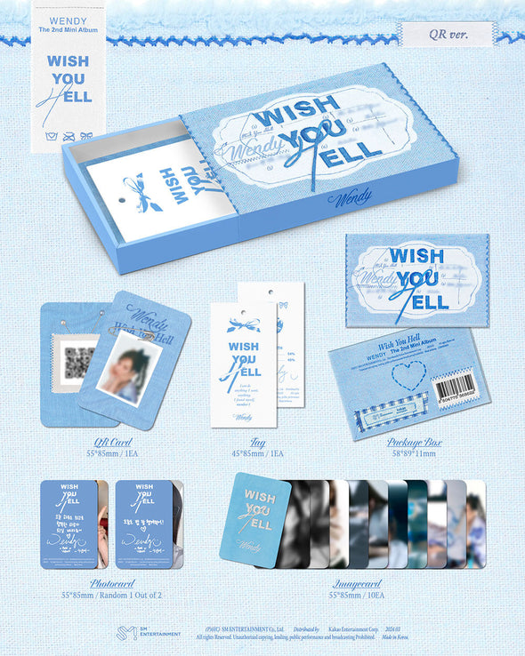 WENDY - 2nd Mini Album Wish You Hell (QR)