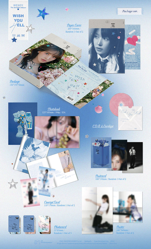 WENDY - 2nd Mini Album Wish You Hell (Package)