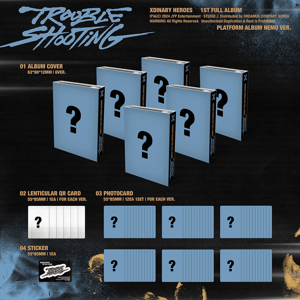 XDINARY HEROES - 1st Full Album TROUBLESHOOTING (PLATFORM)