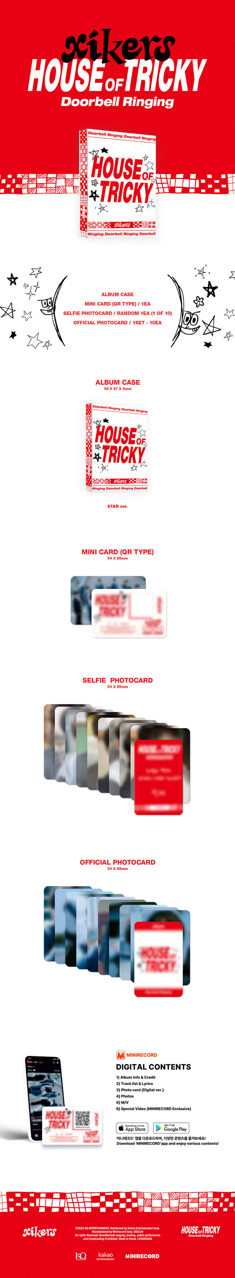 XIKERS - 1st Mini Album (Star Version Platform Album)