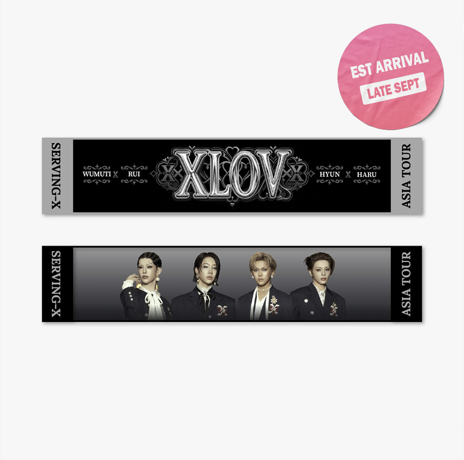 XLOV - 2026 ASIA TOUR 'SERVING-X' Official MD - Towel Slogan