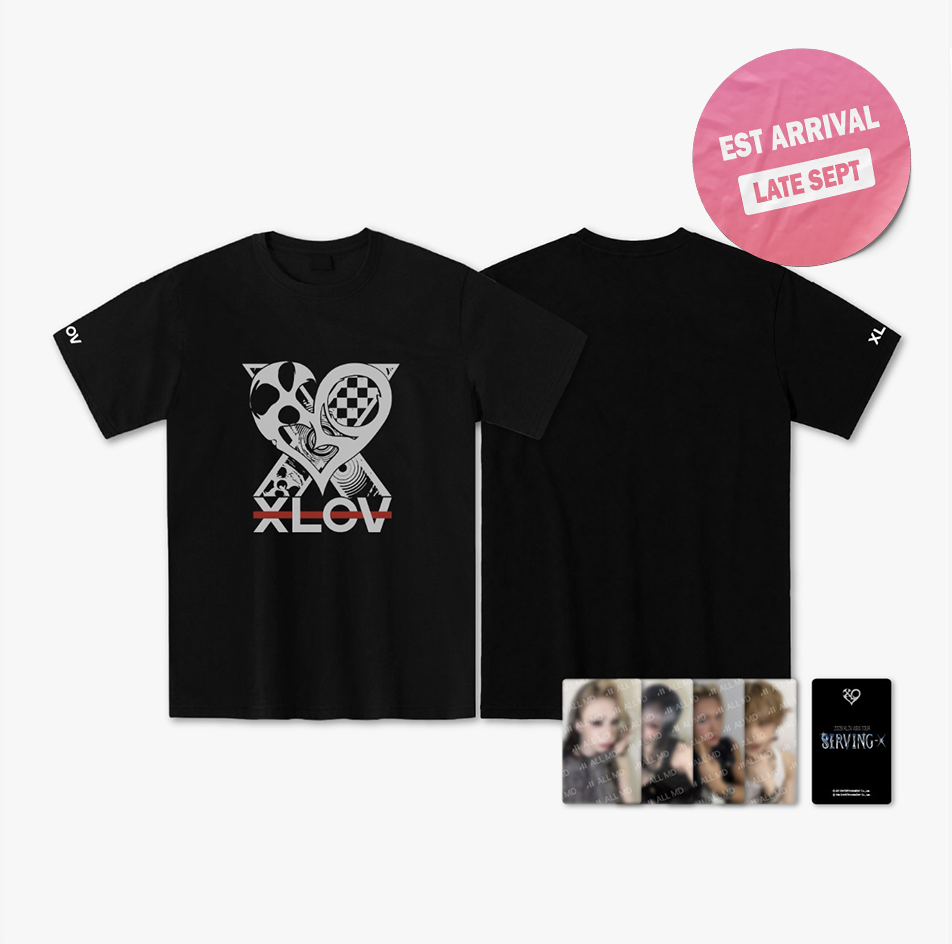 XLOV - 2026 ASIA TOUR 'SERVING-X' Official MD - Oversized Short Sleeve T-Shirt