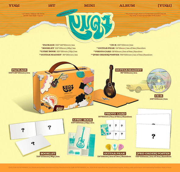 YUQI (G)I-DLE - 1st MIni Album YUQ1 (Special Version)