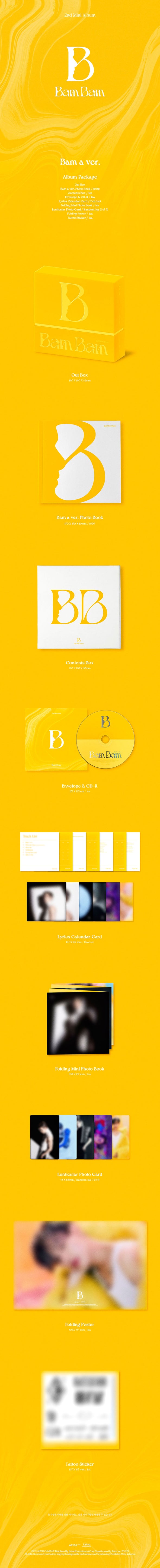 BAMBAM (GOT7) - 2nd Mini Album ‘B’