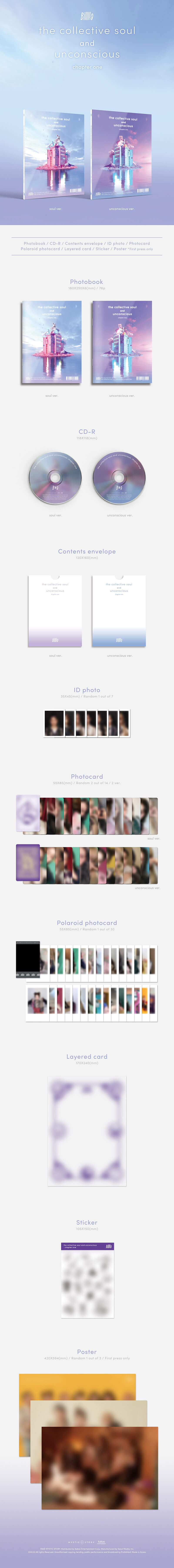 BILLLIE - 2nd Mini Album 'the collective soul and unconscious: chapter one'