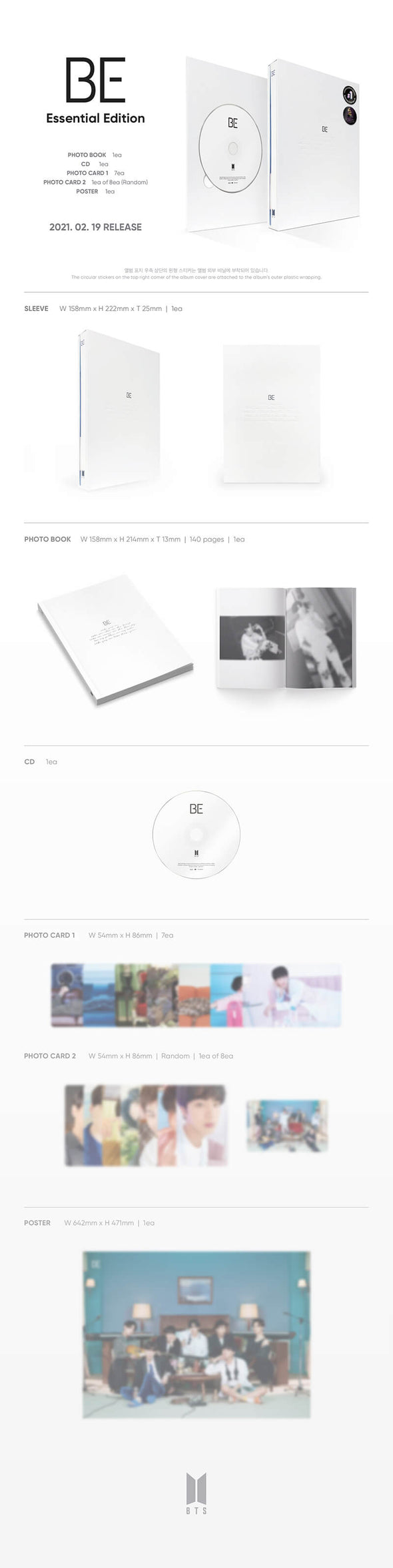 BTS - BE Essential Edition