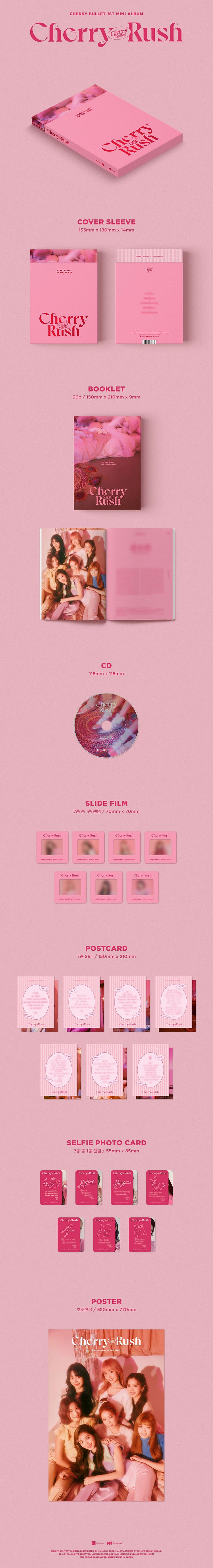 CHERRY BULLET - 'Cherry Rush' 1st Mini Album