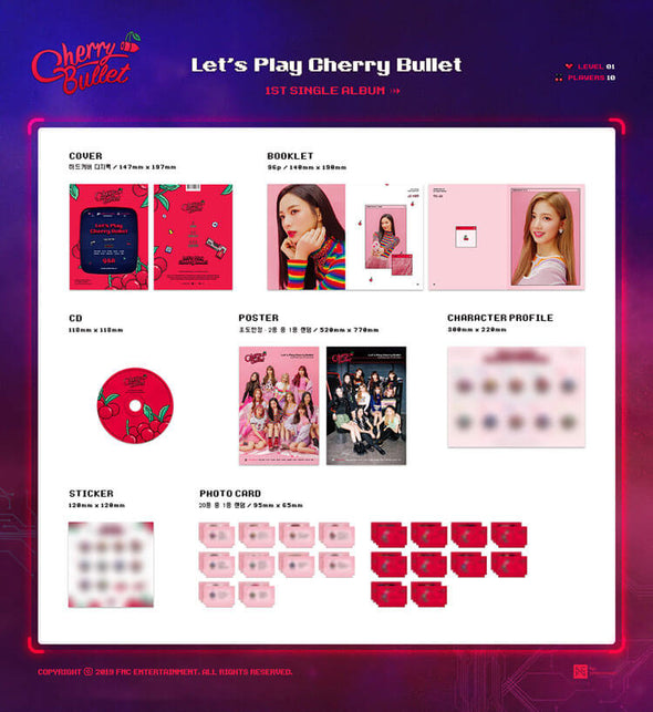 CHERRY BULLET - 'Let's Play Cherry Bullet' 1st Single Album