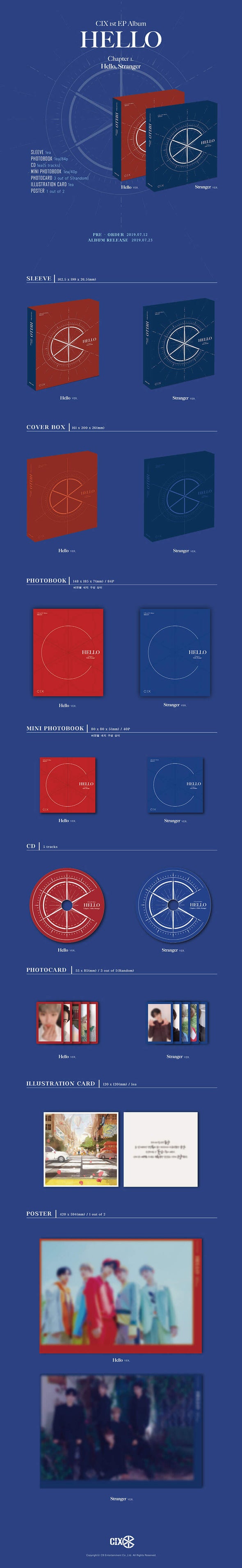 CIX - 1st EP HELLO Chapter 1. Hello, Stranger