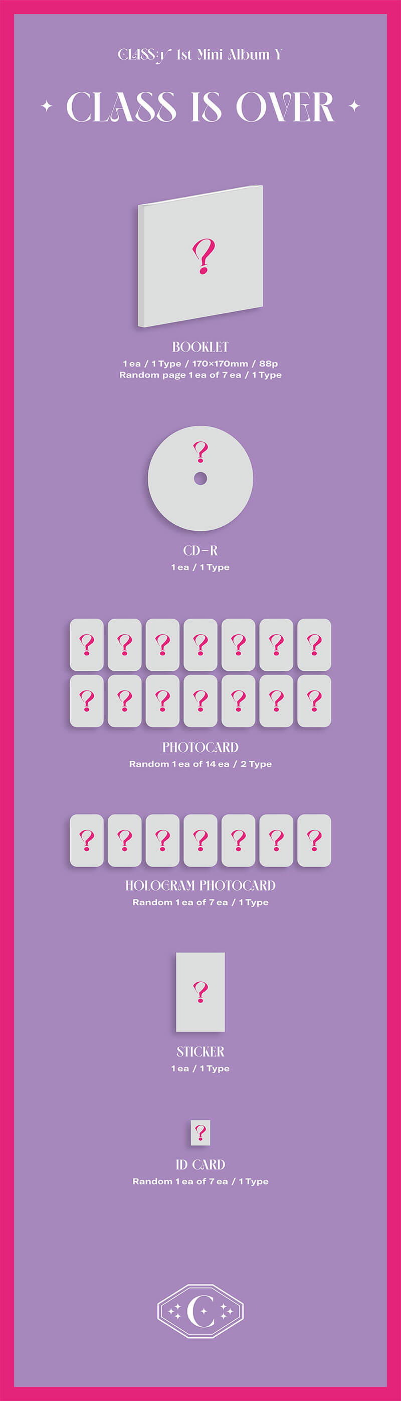 CLASS:Y - 1st Mini Album Y 'Class Is Over'