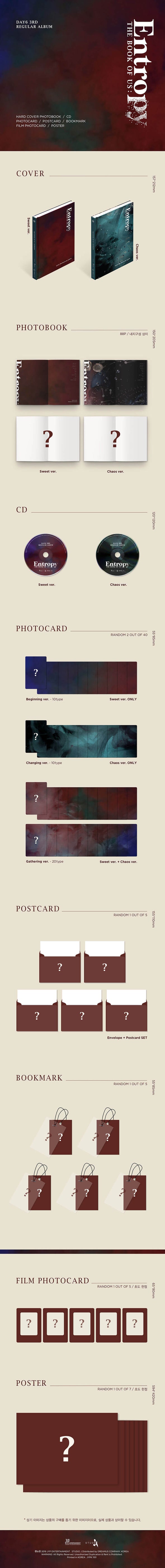 DAY6 - 3rd Full Album 'The Book of Us : Entropy'