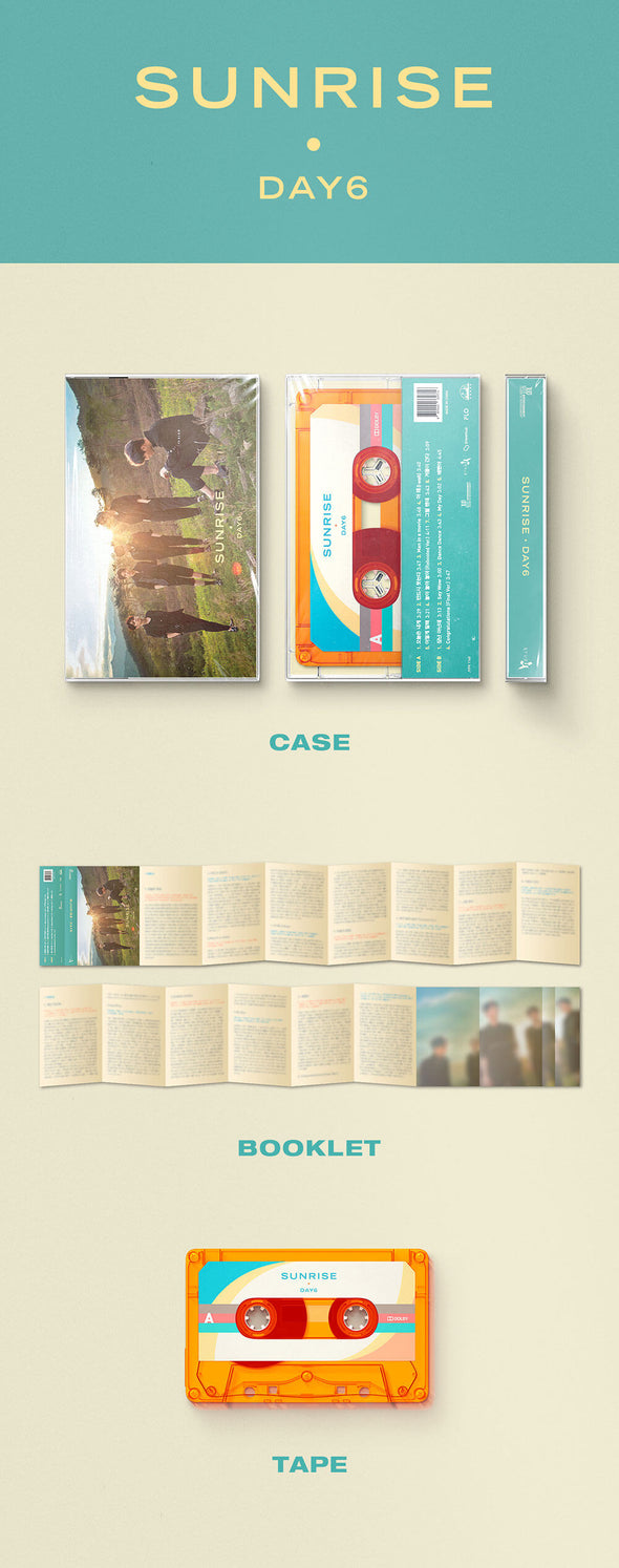 DAY6 - SUNRISE 1st Full Album (Cassette Tape Ver.)