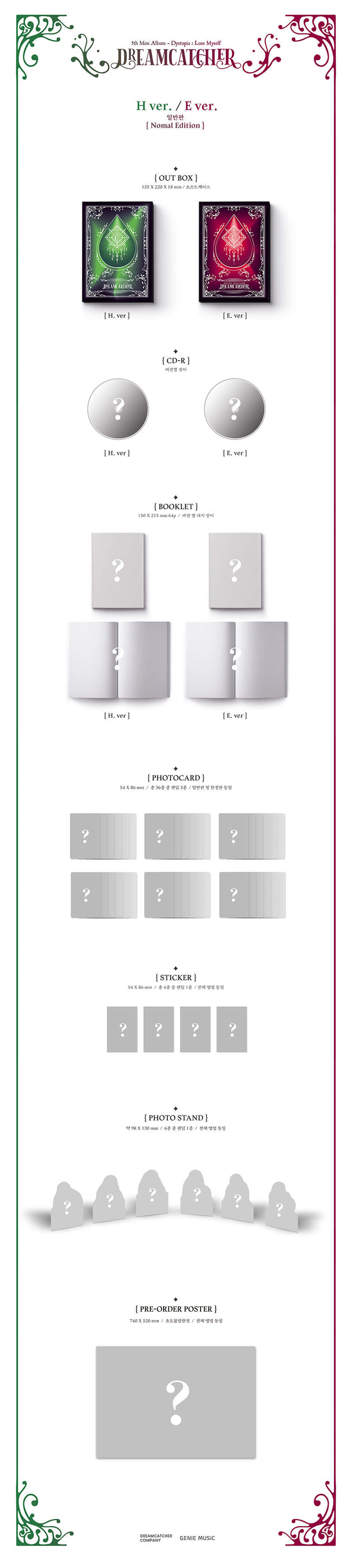 DREAM CATCHER - 'Dystopia : Lose Myself' 5th Mini Album