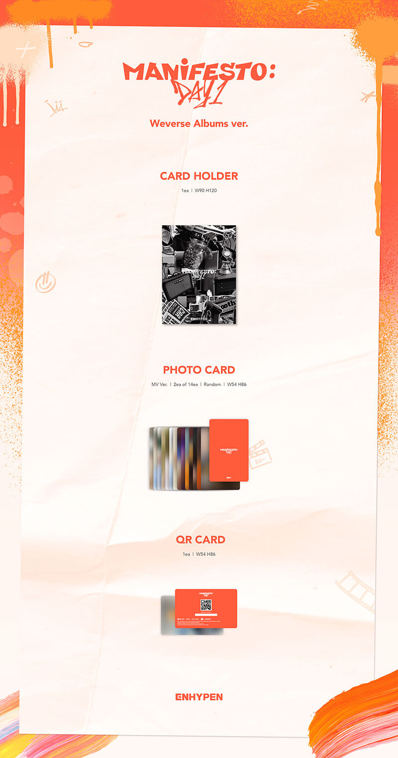 ENHYPEN - MANIFESTO : DAY 1 (Weverse Albums ver.)