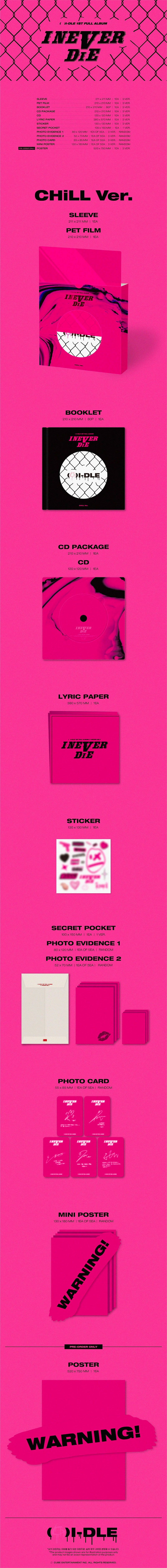1st full album 「NO.I」 G)I-DLE - 1st Full Album 'I Never Die'