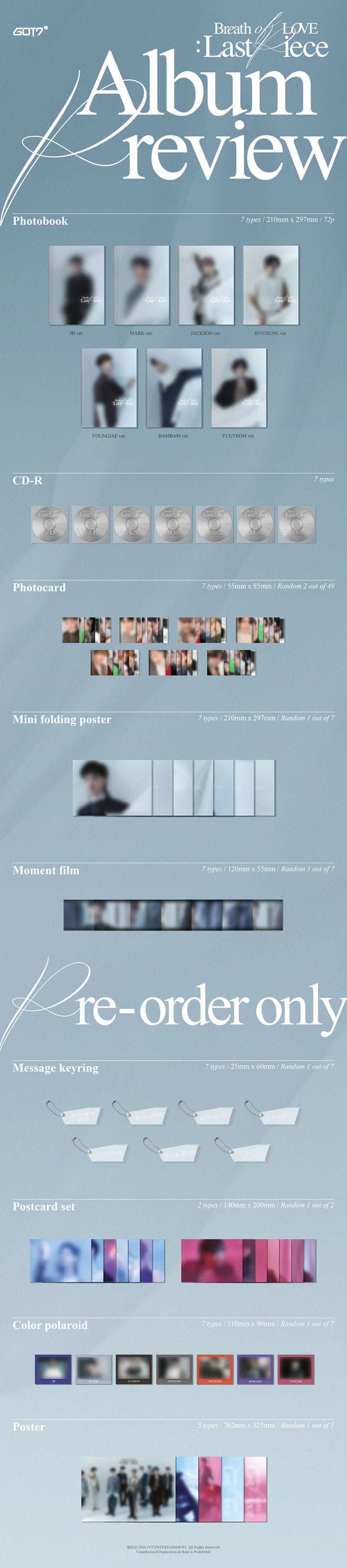 GOT7 - Breath of Love: Last Piece 4th Album