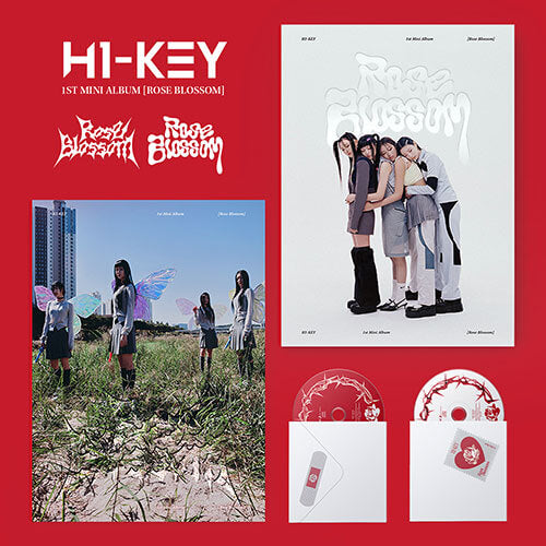 H1-KEY - 1st Mini Album ROSE BLOSSOM