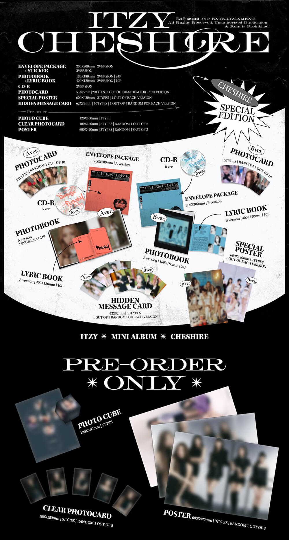 ITZY - CHESHIRE Special Edition Album
