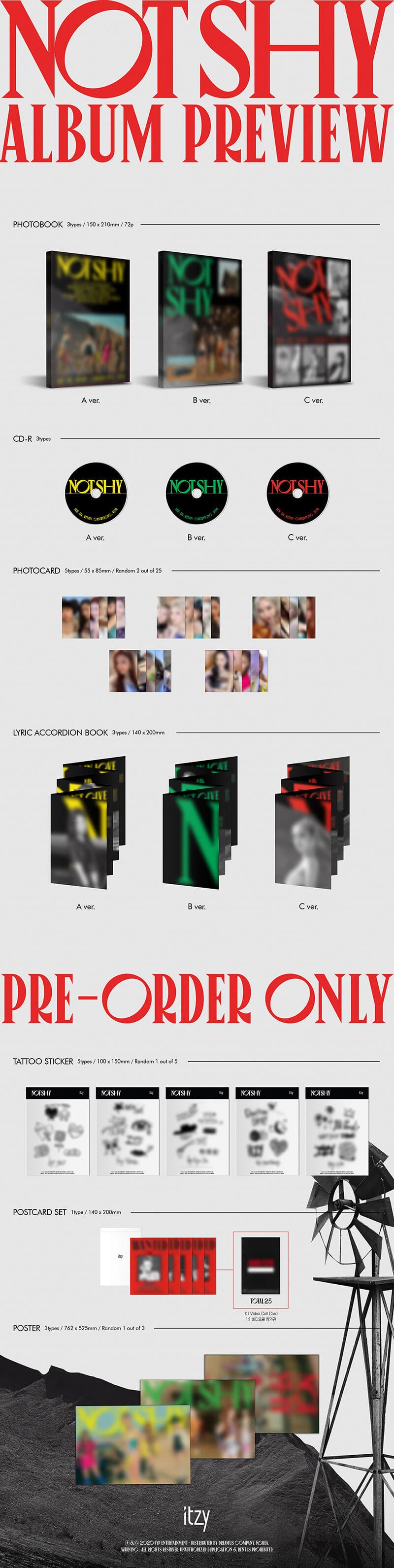ITZY - Not Shy Album