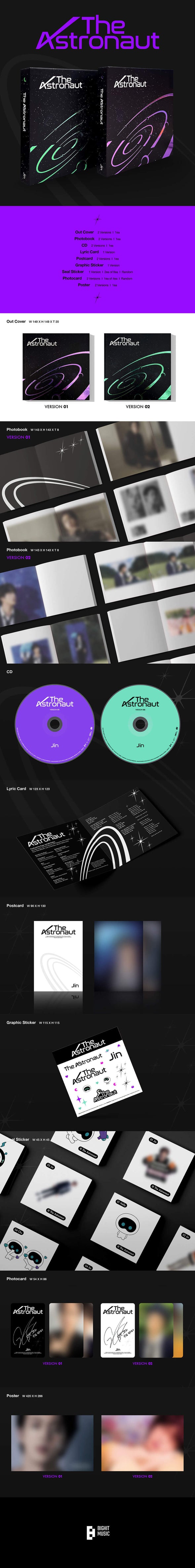 JIN (BTS) - 'The Astronaut' Album