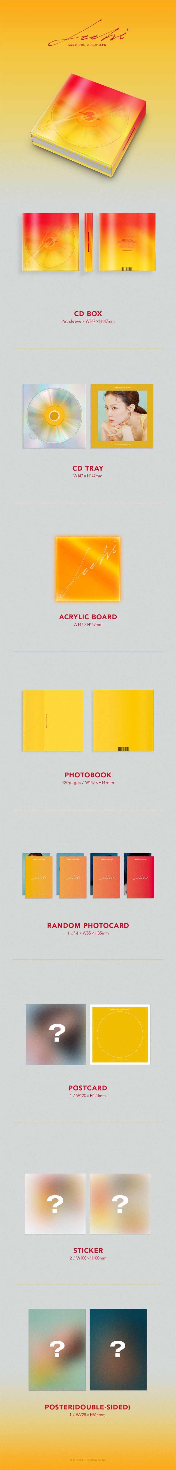 LEE HI - Mini Album '24 Degrees'