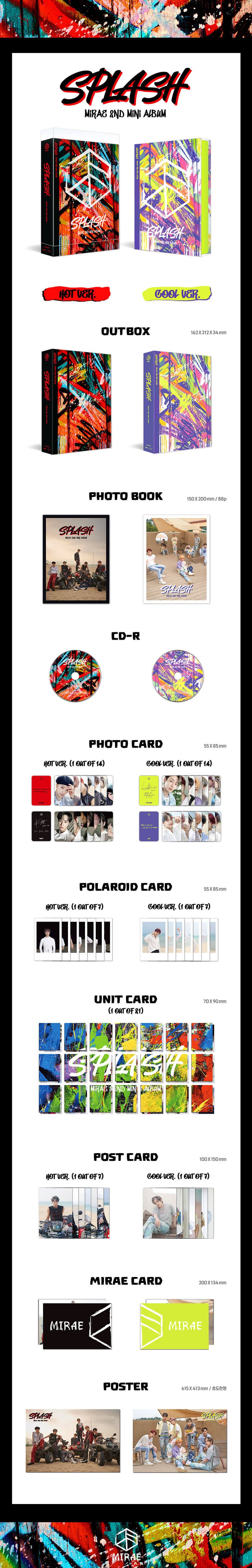 MIRAE - Splash 2nd Mini Album