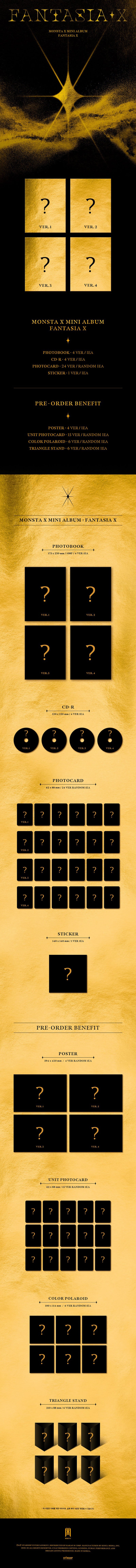 MONSTA X - 'FANTASIA X' Mini Album