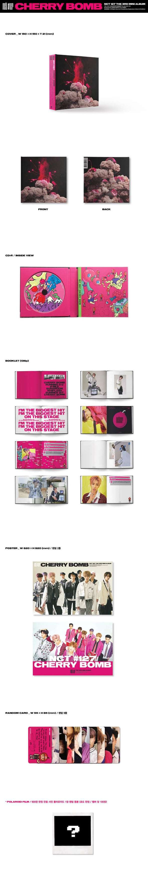 NCT 127 - 3rd Mini Album 'Cherry Bomb'