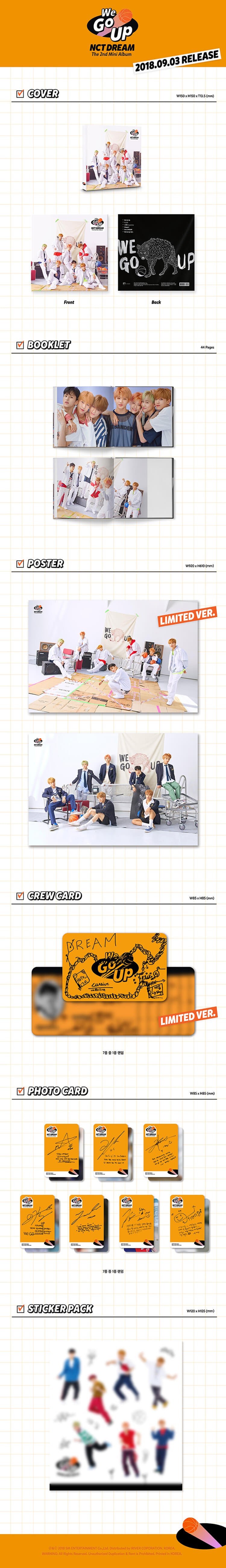 NCT DREAM - We Go Up 2nd Mini Album