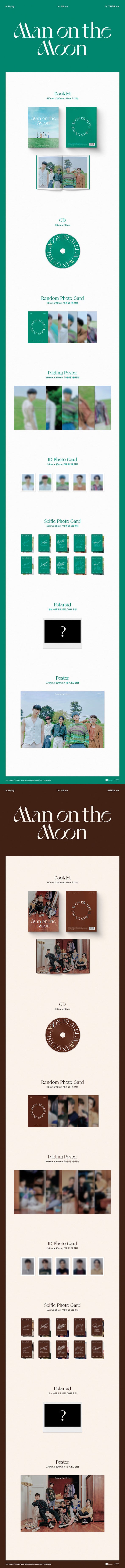 N.FLYING - Man On The Moon 1st Album