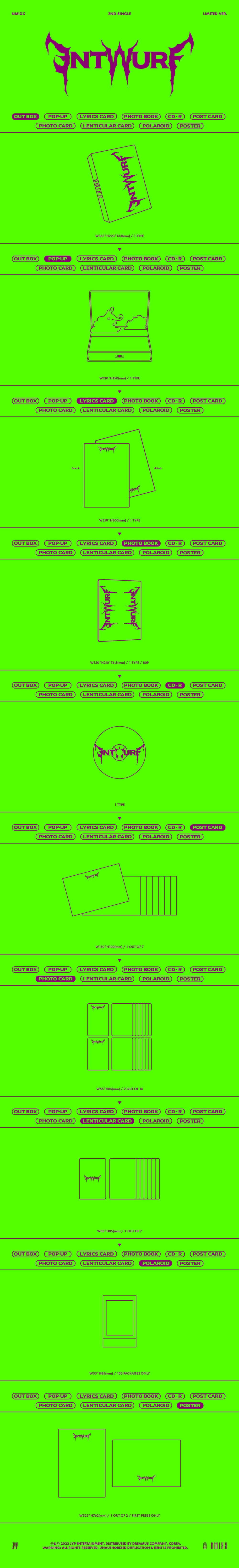 NMIXX - 2nd Single Album 'ENTWURF' (Limited Edition)